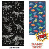 Charger l&#39;image dans la galerie, 28&quot;×60&quot; Dinosaur Towel Soft Microfiber Pattern Bath Beach Picnic Towel for Kids E(BOGO)