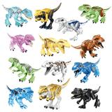 Charger l&#39;image dans la galerie, 5&quot; Mini Dinosaur Jurassic Theme DIY Action Figures Building Blocks Toy Playsets